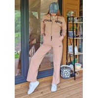 Дамски спортен екип City Angels Jeans, Бежов 6655